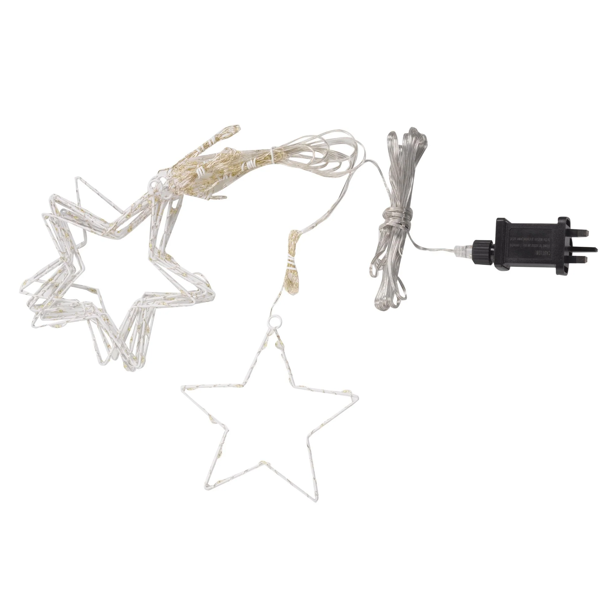 1.2m x 1.2m Multi Coloured Star Hanging Curtain Light with 339 LEDs - Image 2