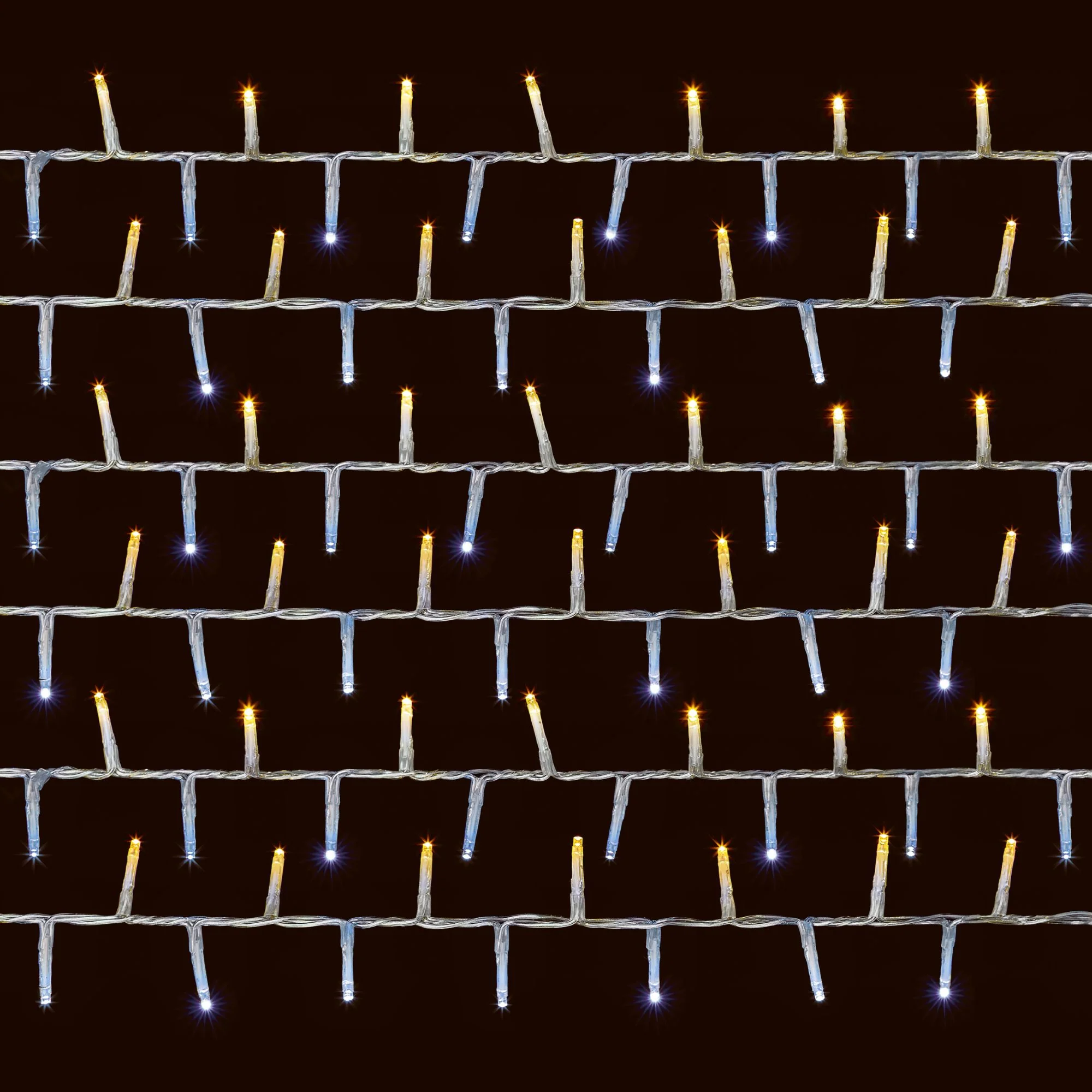 1000 White & Warm White Treebrights Multi Action LED Lights on Clear Cable - Image 4