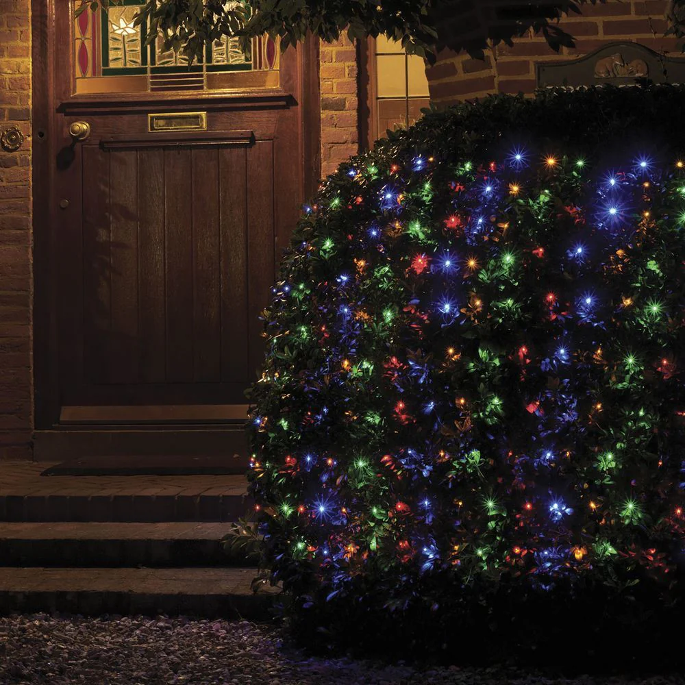180 Multi Coloured Multi Action LED Net Light 1.75m x 1.2m - Image 3