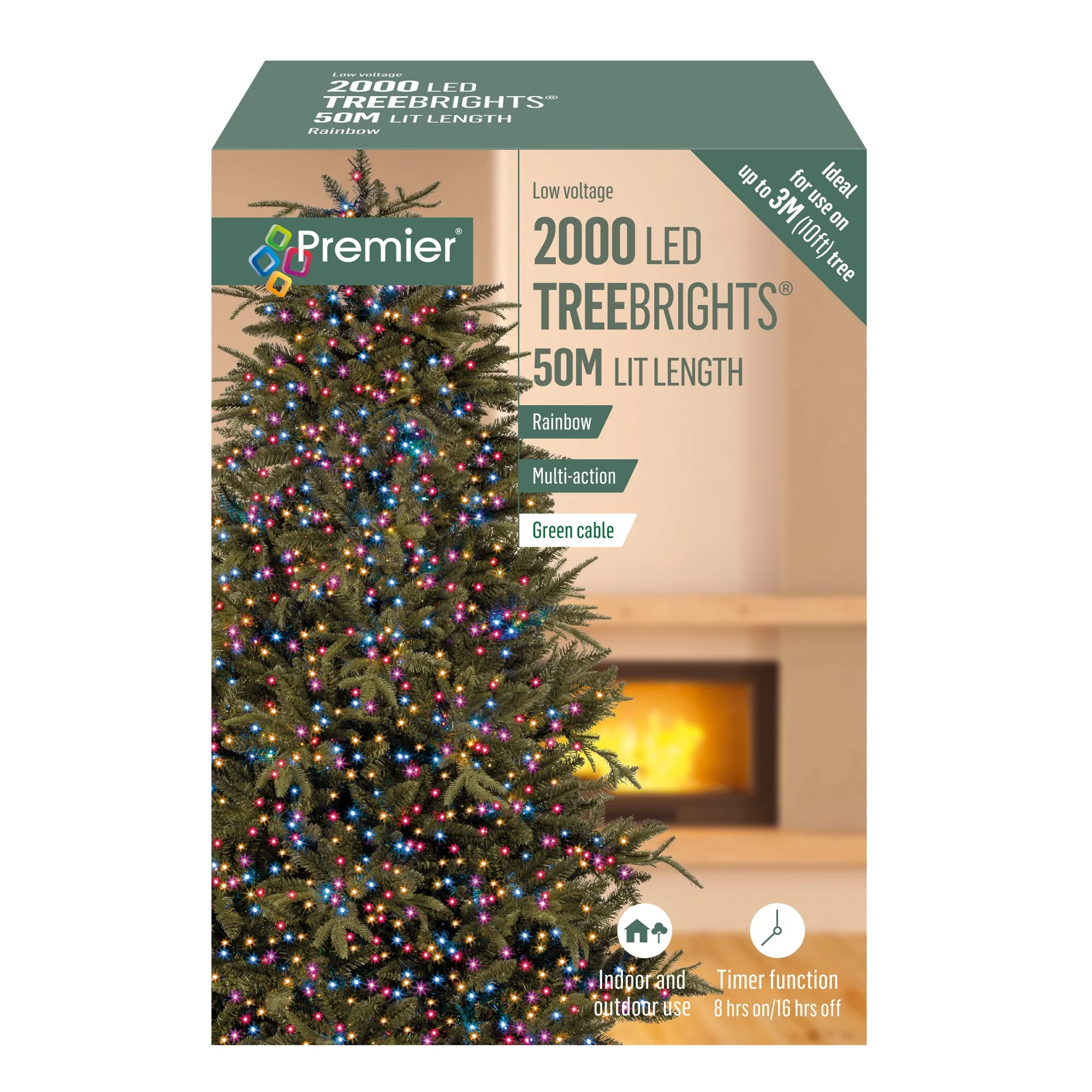 2000 Rainbow Treebrights Multi Action LED Lights with Timer - Image 4