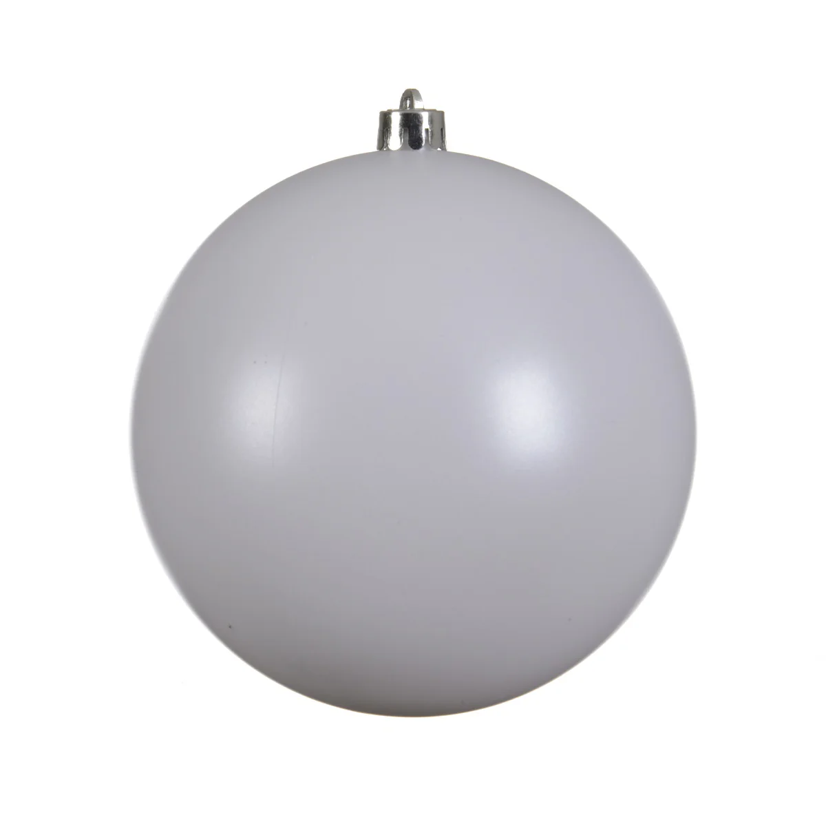 20cm Winter White Shatterproof Christmas Tree Bauble