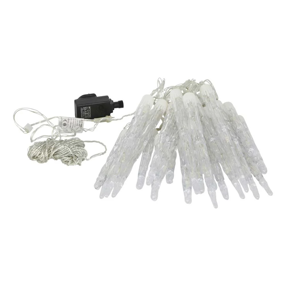 24 Chaser Icicle Lights with 72 White LED Lights - Image 4