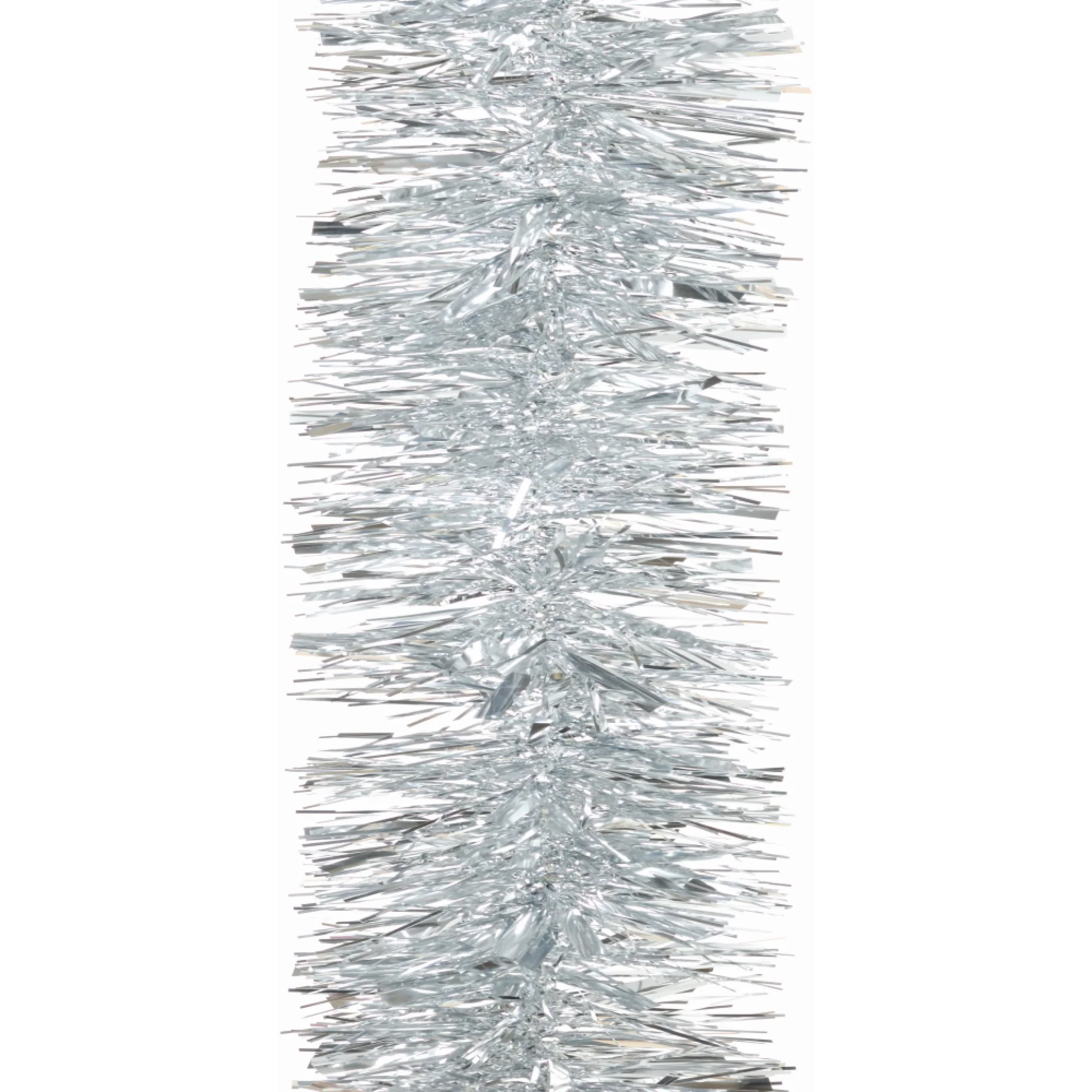 2m Silver Luxury Chunky Cut Christmas Tree Tinsel - Image 2