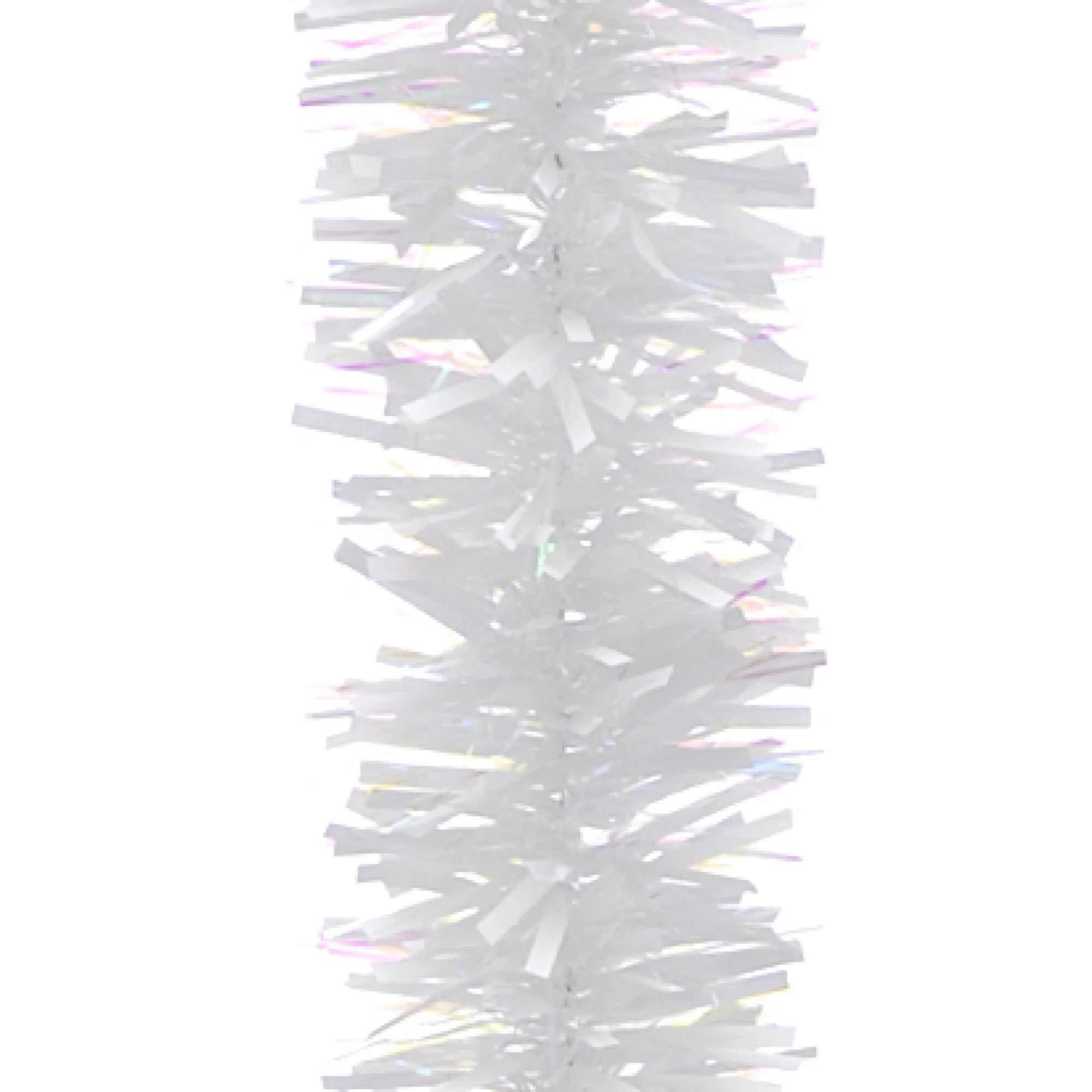 White/Iris 200cm x 10cm Chunky Cut Tinsel
