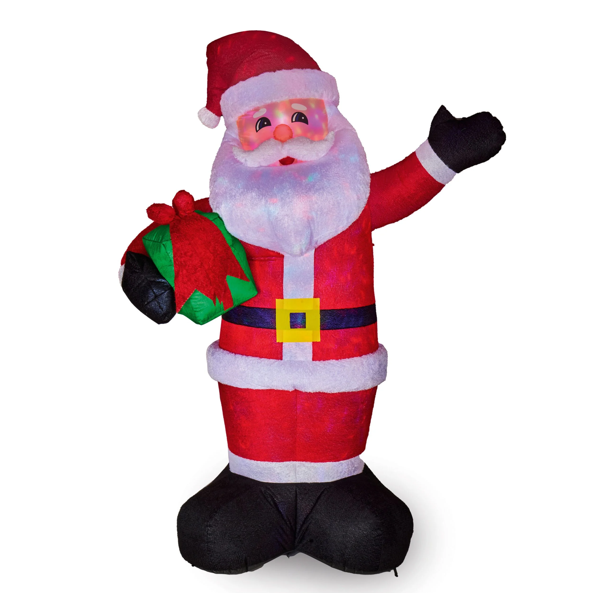 3.6m Plush Santa Christmas Inflatable with LEDs - Image 2