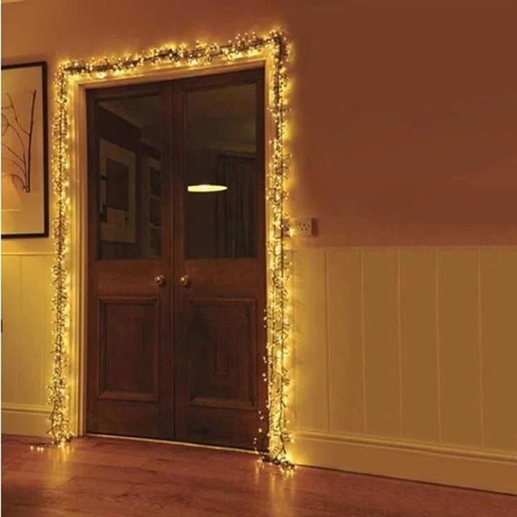 480 Vintage Gold Multi Action LED Cluster Lights with Timer - Image 4