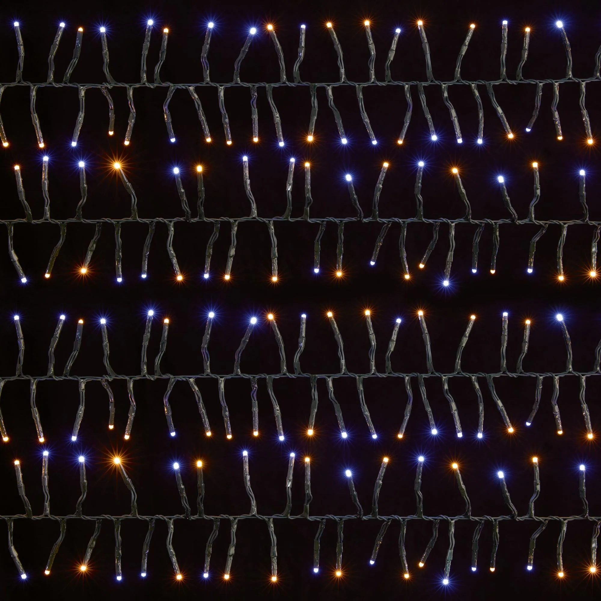 480 White and Warm White Mix Multi Action LED Cluster Lights with Timer - Image 6