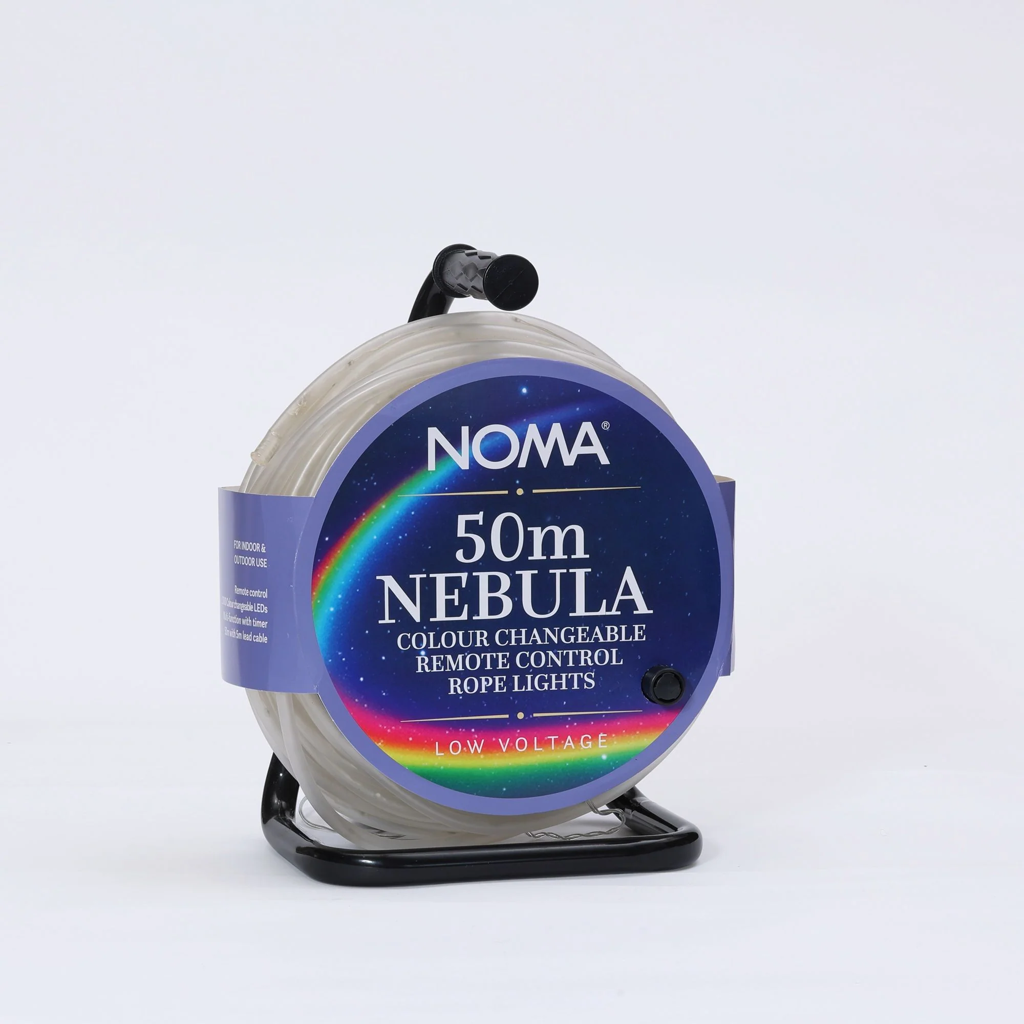 50m Colour Changing Nebula Multi Action LED Rope Light on Reel