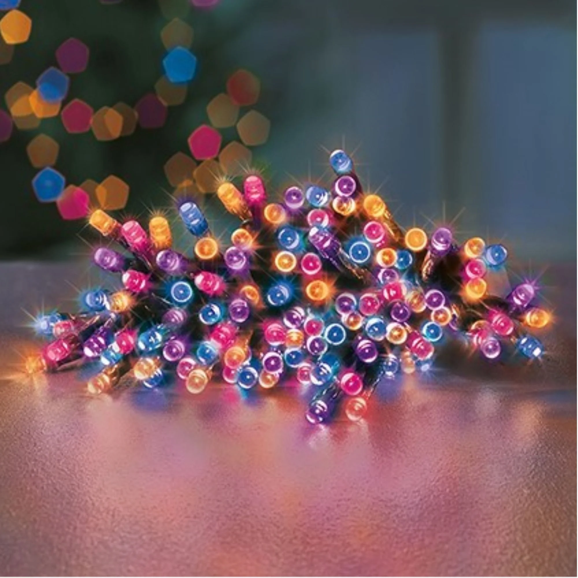 600 Rainbow Multi Action Battery Powered LED Lights with Timer