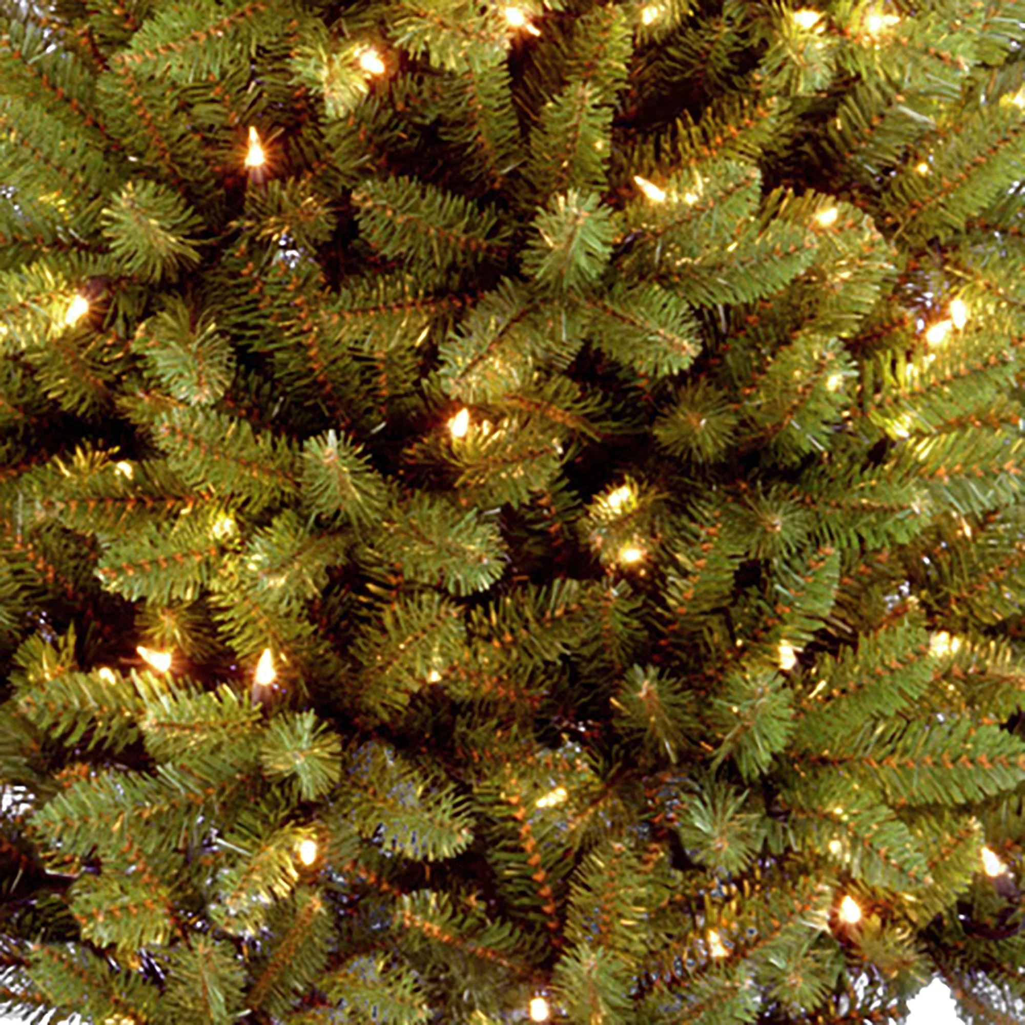 7.5ft Kingswood Fir Pre Lit with 350 Warm White LEDs Artificial Pencil Christmas Tree - Image 3