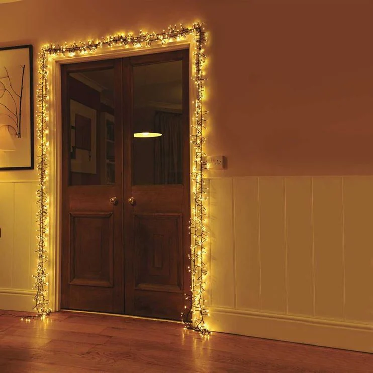720 Warm White Multi Action LED Cluster Lights with Timer - Image 3