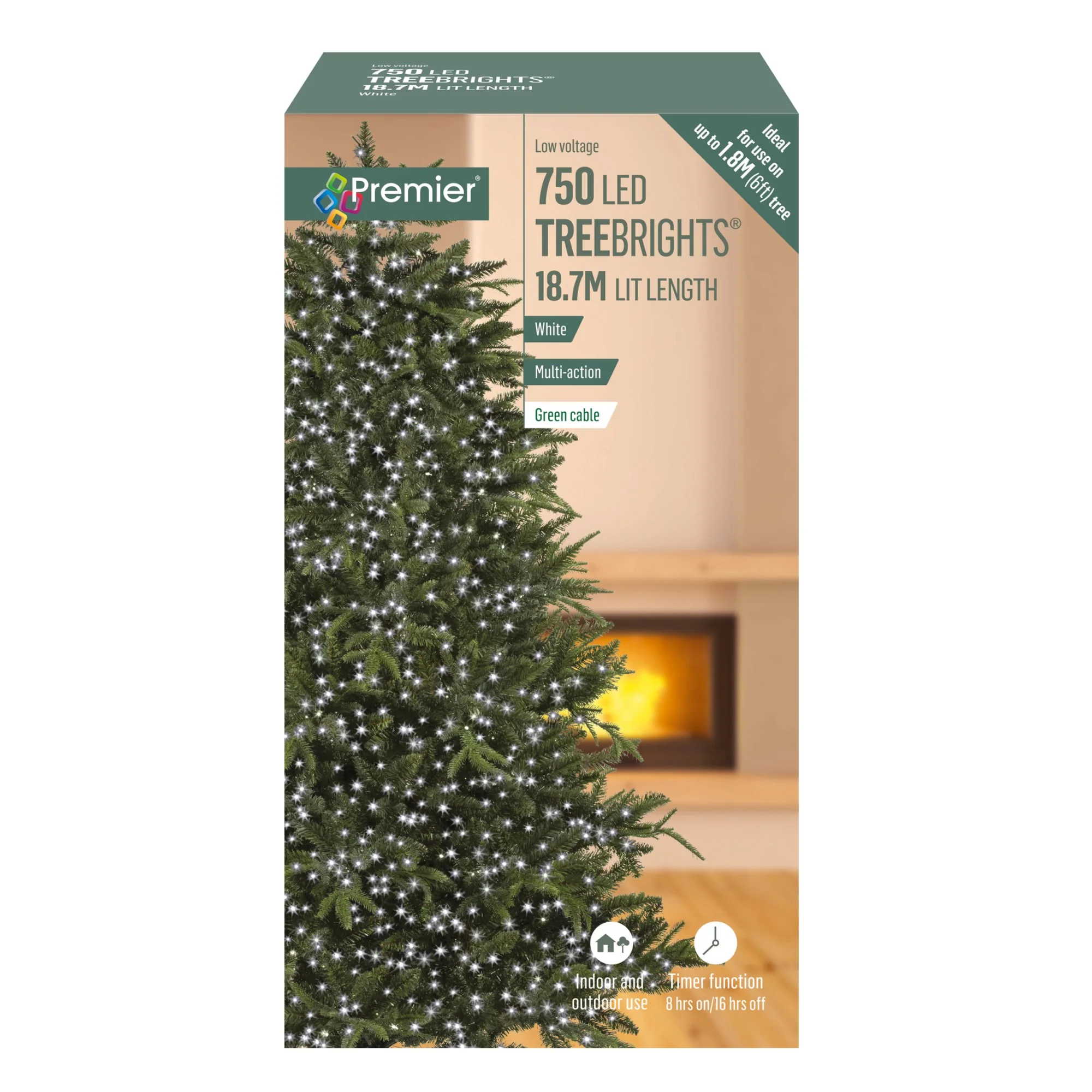 750 White Treebrights Multi Action LED Lights with Timer - Image 3