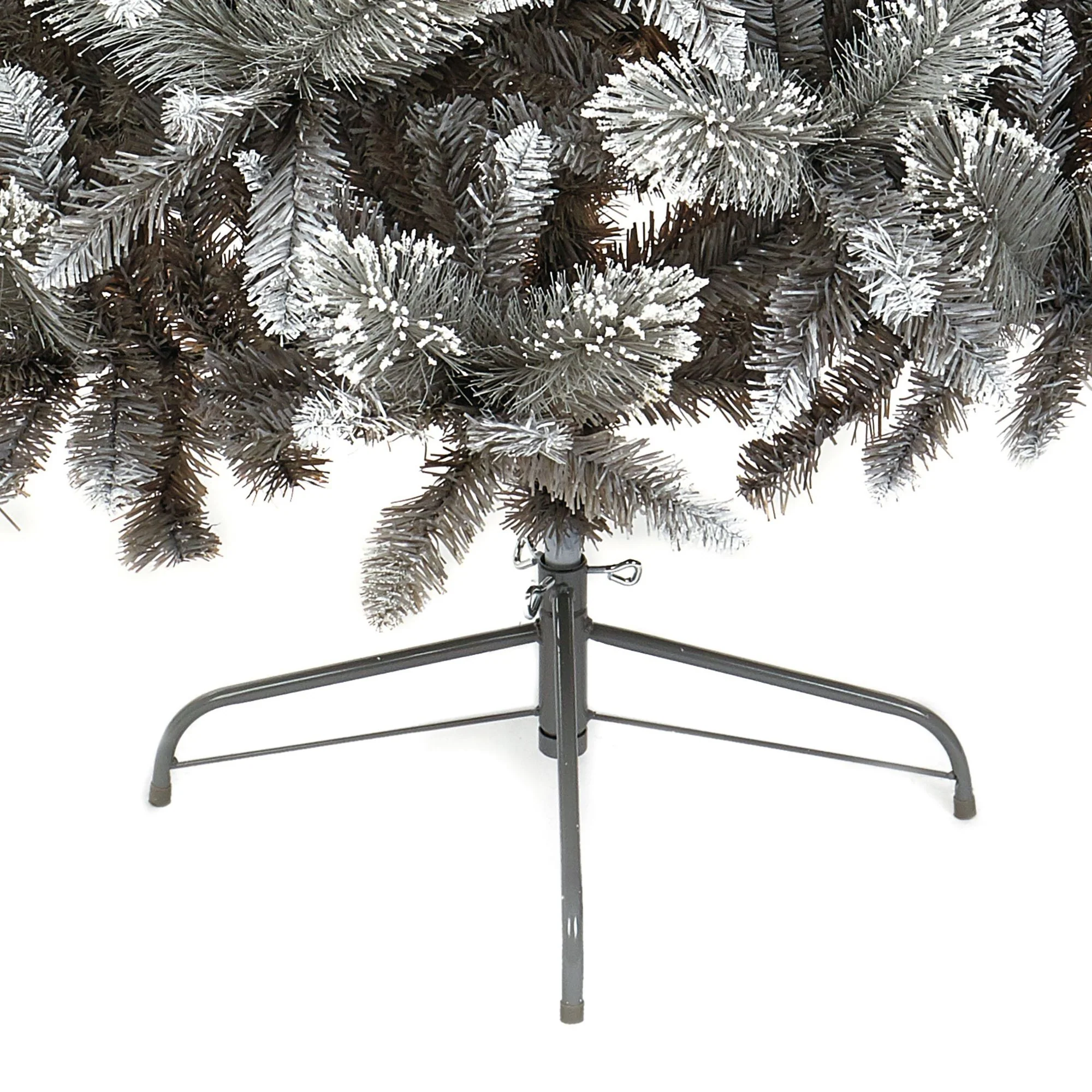 8ft Snow Tipped Grey Fir Artificial Christmas Tree with Cashmere Tips - Image 4
