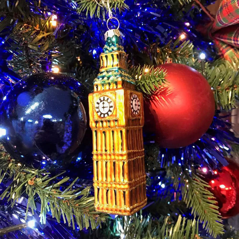 Handmade Glass Big Ben Iconic London Christmas Tree Decoration - Image 2