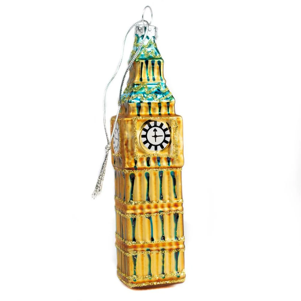 Handmade Glass Big Ben Iconic London Christmas Tree Decoration - Image 3