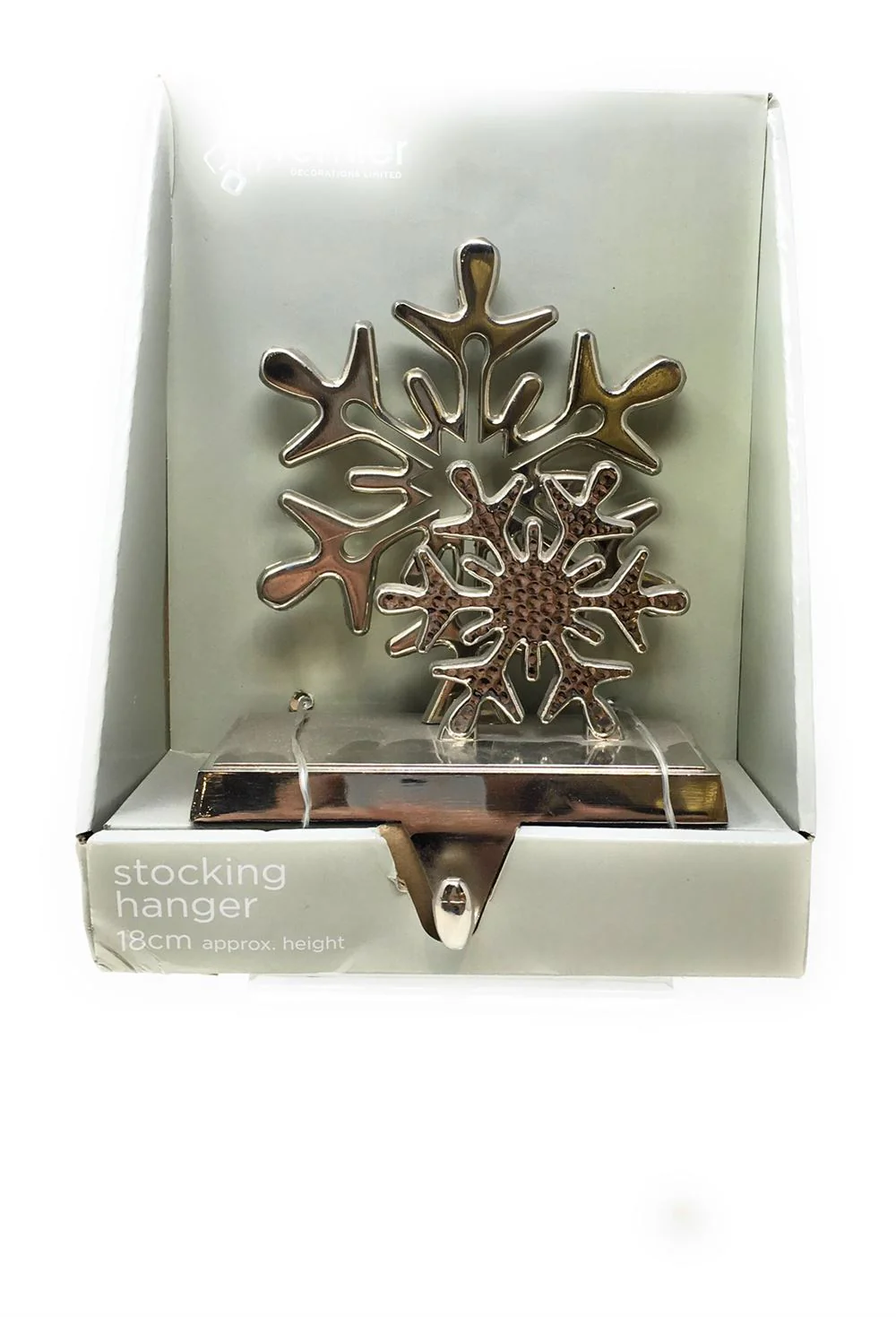 Metal Snowflake Christmas Stocking Hanger - Image 4