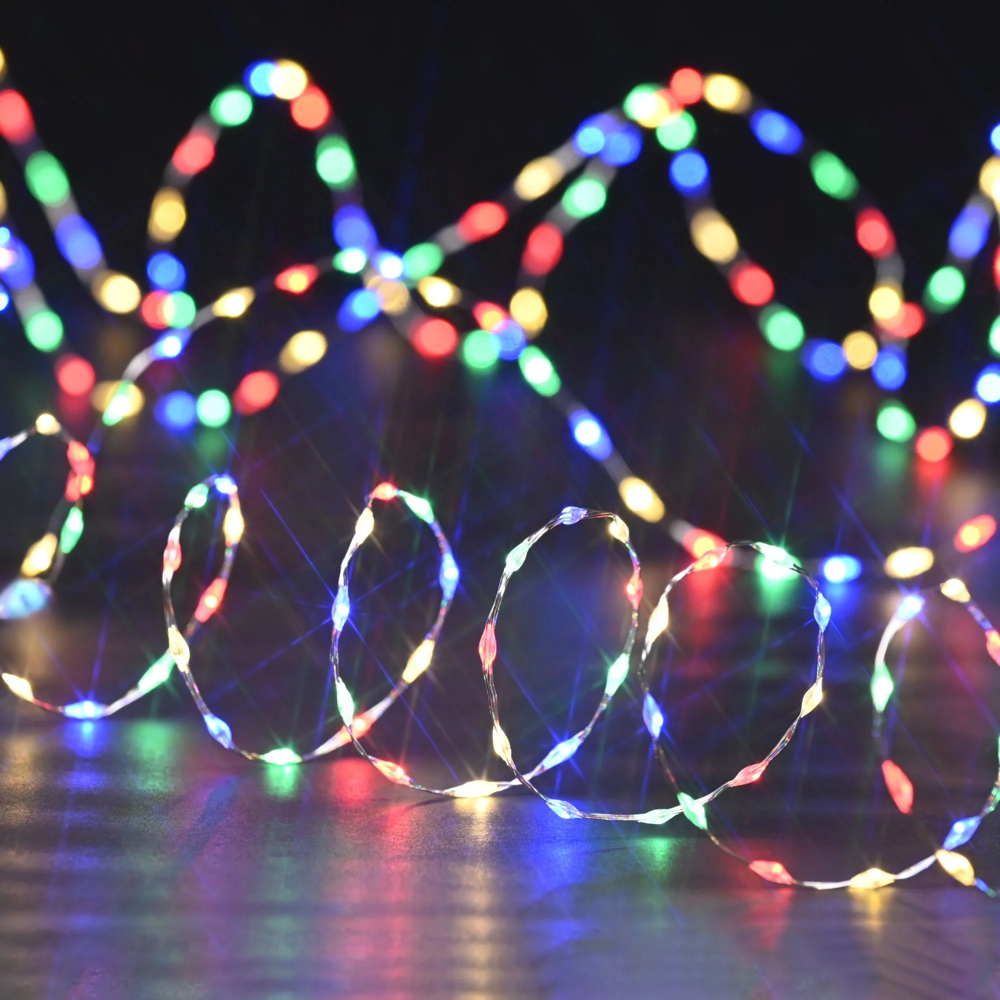 Set of 756 Extra Compact Multi Coloured LED Christmas Lights