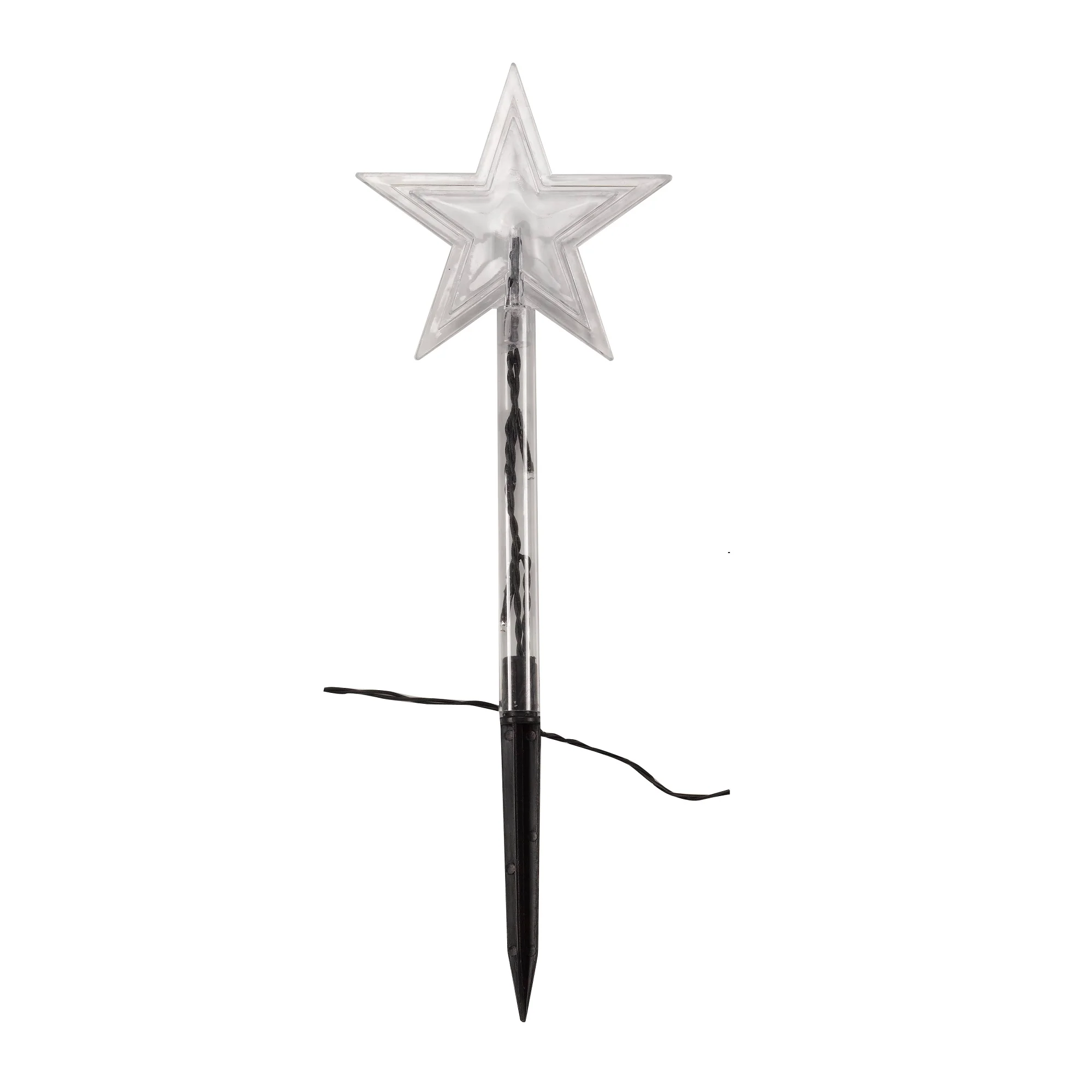 Set of 8 Festive Star Christmas Pathfinder Stake Lights - Image 3